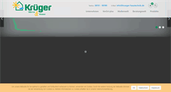 Desktop Screenshot of krueger-haustechnik.de